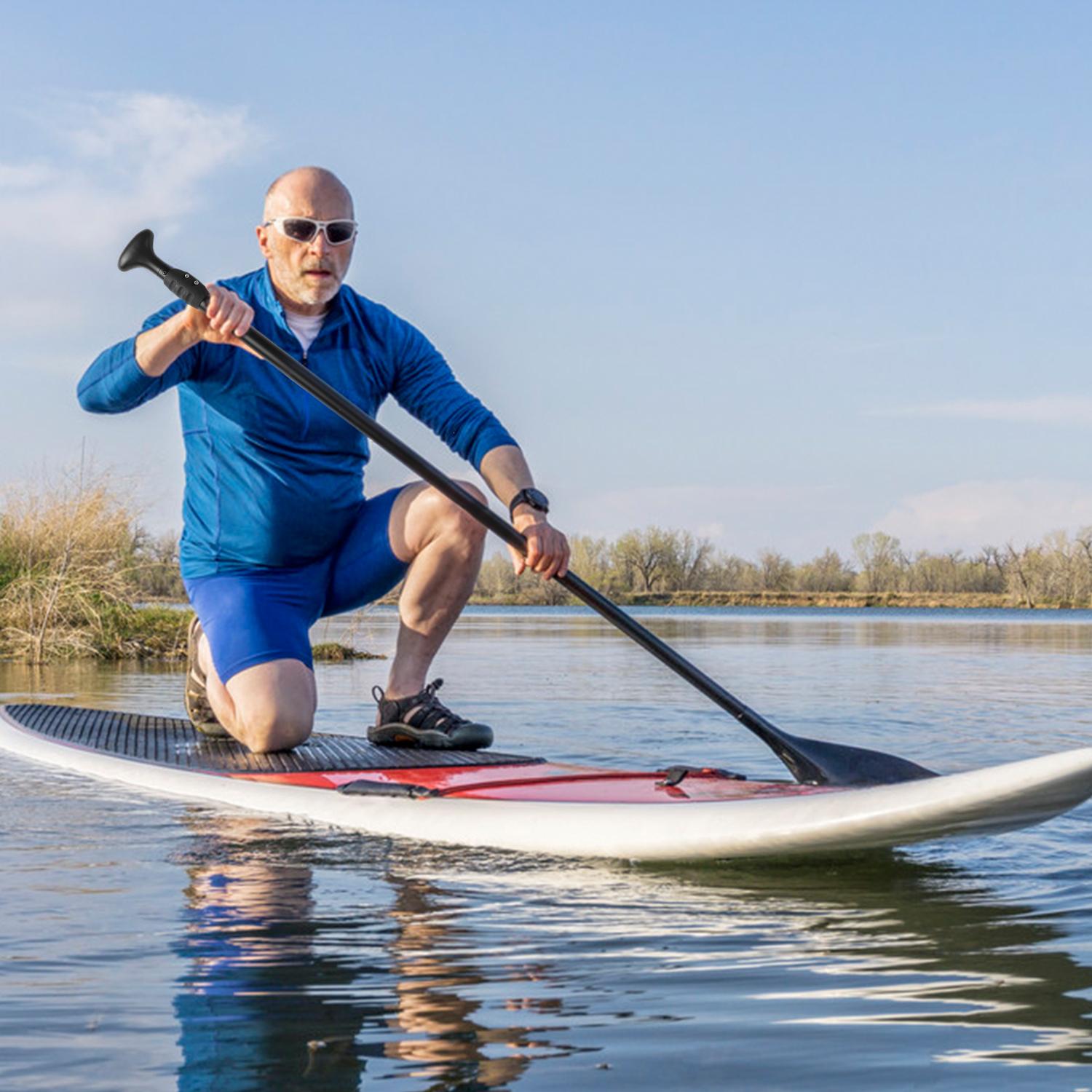 Mái chèo thuyền Kayak 2 bên thiết kế tháo rời, bằng nhôm siêu nhẹ
