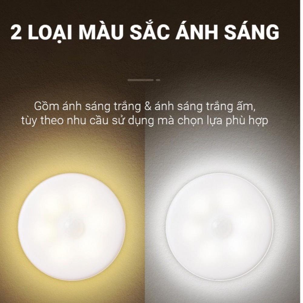 Đèn Led Dán Tường Cảm Biến Chuyển Động 2 Chế Độ Cổng Sạc USB