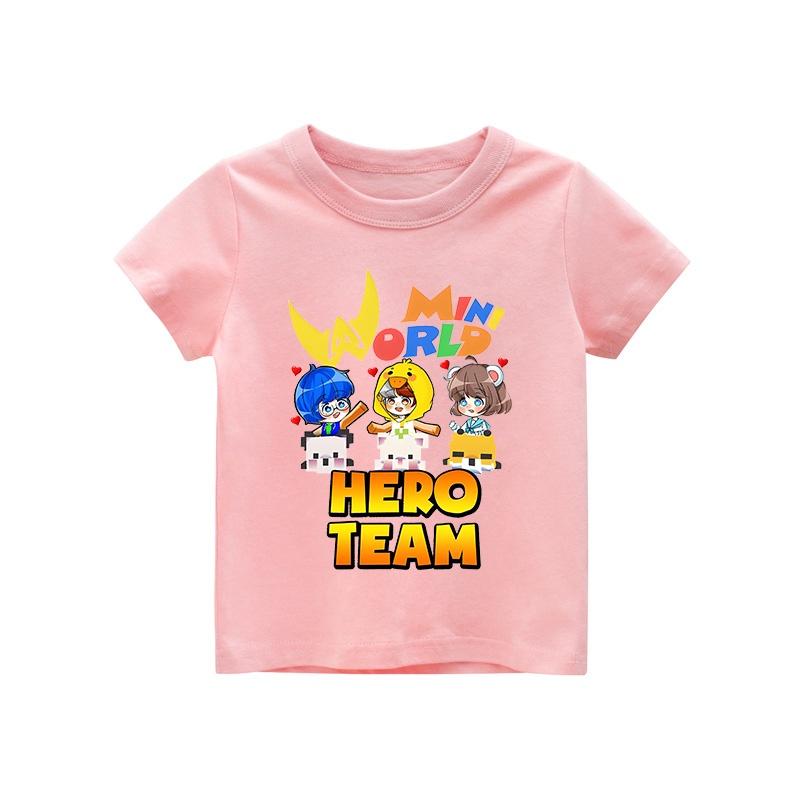 Áo thun trẻ em HERO TEAM 3 , 8 màu áo, đầy đủ size có big size, MÀU KHÁC NHẮN TIN SHOP
