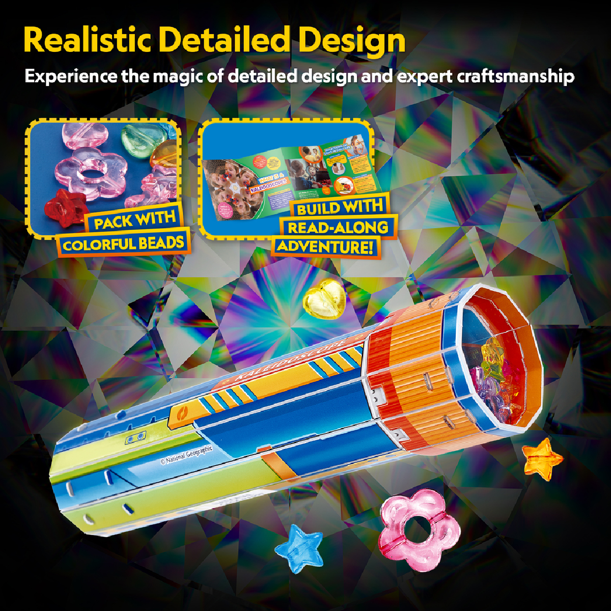 Đồ Chơi Lắp Ráp Kính Vạn Hoa Nat Geo STEAM DS1117h