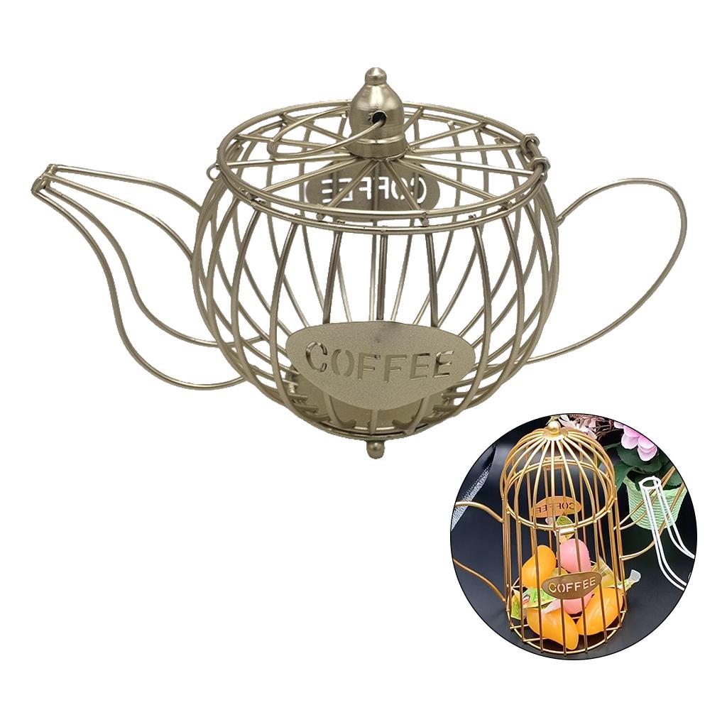 Coffee Pod Organizer Holder Capsule Storage Basket Coffee Cup Basket L