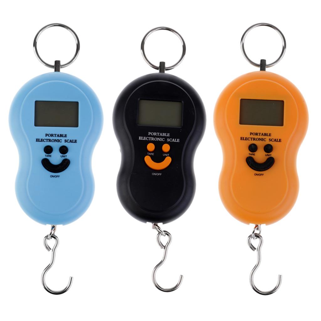50kg/10g Pocket LCD Digital Fish Hanging Luggage Weight Hook Scale