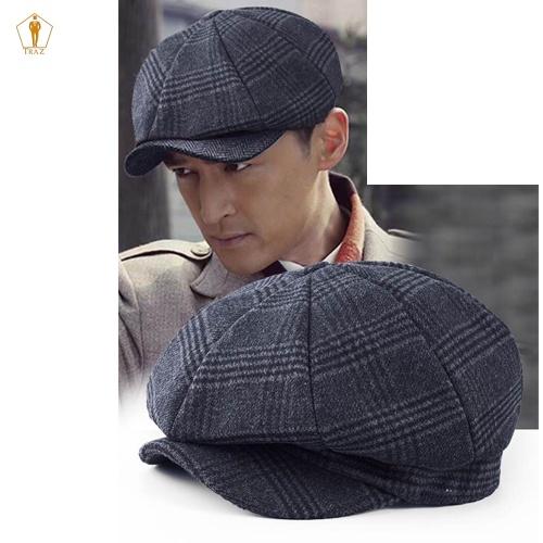 Nón Beret Thời Trang TRAZ Phong Cách Vintage Cổ Điển Cho Nam