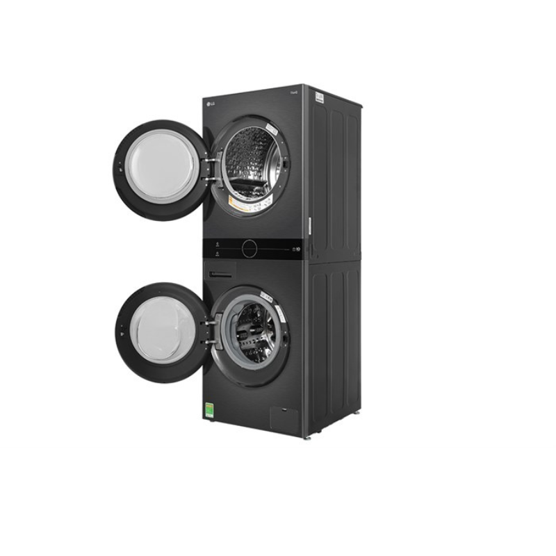 Tháp giặt sấy LG giặt 14kg sấy 10 kg WT1410NHB - Hàng Chính Hãng - Mới 100%