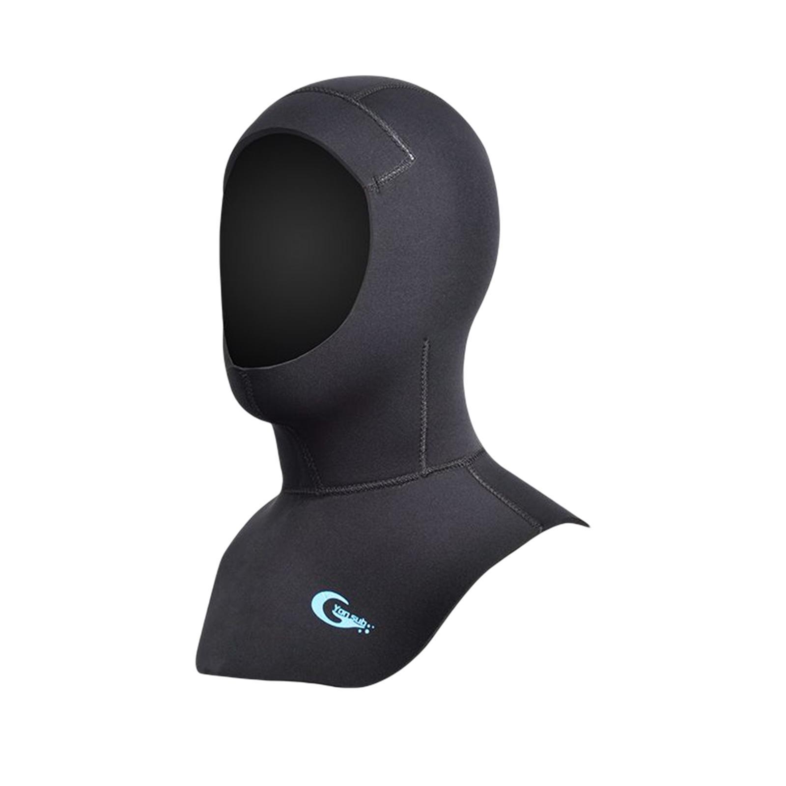 Diving Hood 5MM Neoprene Wetsuit Dive Hood for Men Women Dive Cap Surfing Thermal Hood for Water Sports