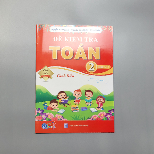 Hình ảnh Bộ sách Bài tập tuần và Đề kiểm tra Toán, Tiếng Việt Lớp 2 kỳ 2 Cánh Diều. Qbooks