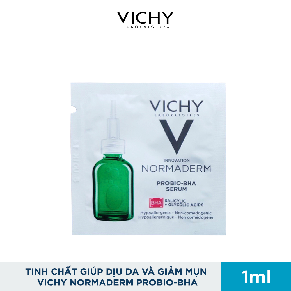 Bộ sản phẩm làm sạch sâu, hạn chế bã nhờn và giúp dịu da tức thì, đẩy lùi mụn rõ rệt Vichy Normaderm Phytosolution