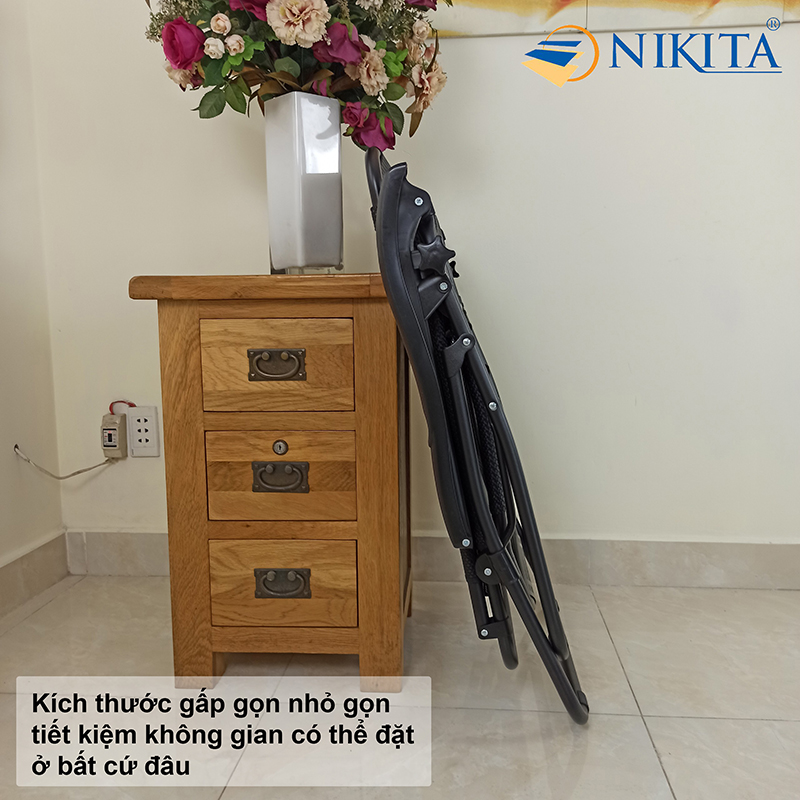 Ghế xếp thư giãn không dây thế hệ mới - chính hãng NIKITA 137