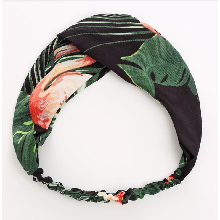 Khăn turban chéo cài tóc HÀNG SẴNbăng dô nữ cực xinh xắn nữ tính