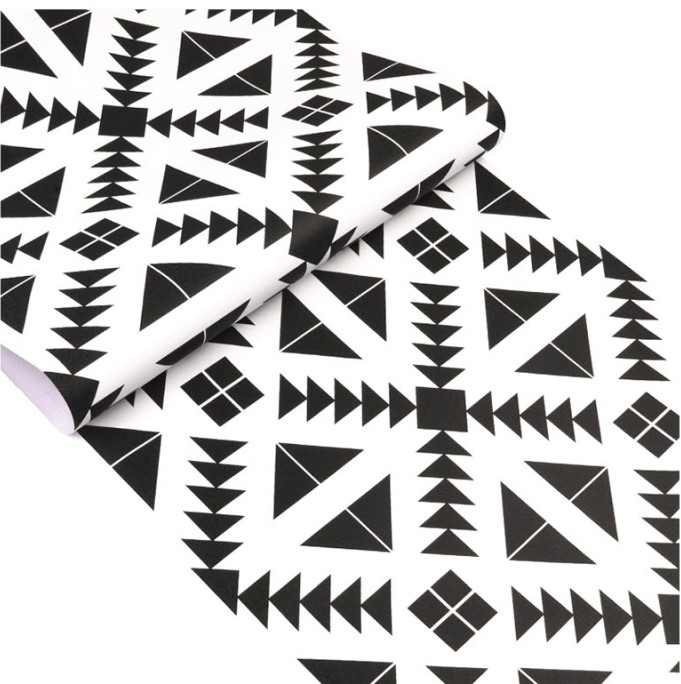 COMBO CUỘN 3 mét decal dán nền dán sàn MŨI TÊN ĐEN KHỔ 60CM KEO SẴN