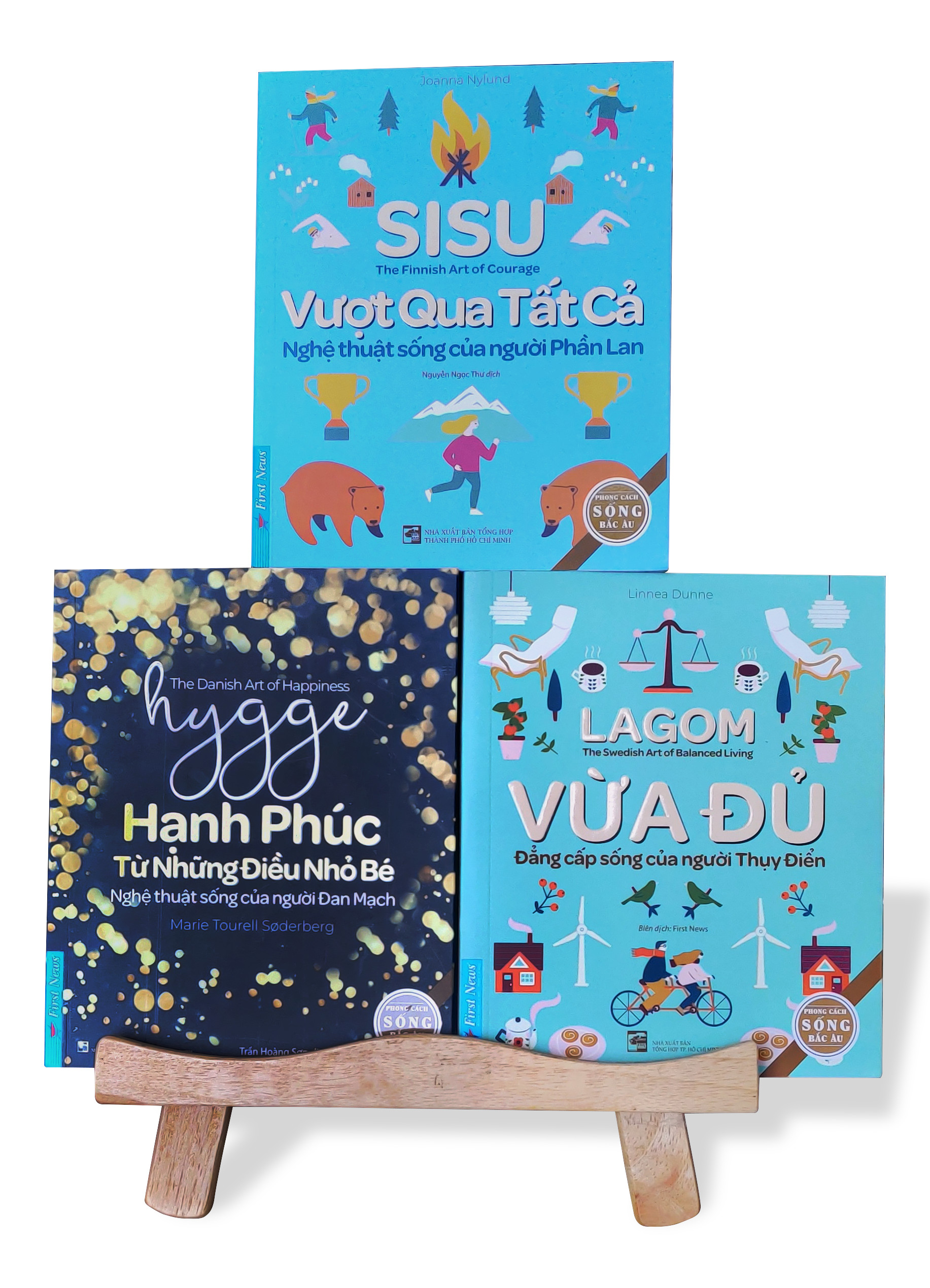 Combo 3 cuốn Phong cách sống Bắc Âu Tặng kèm túi vải Canvas