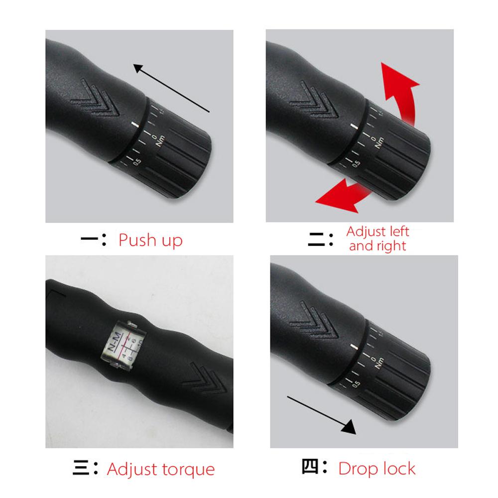 Preset Torque Wrench Special Window Type Torque Wrench kg Wrench Adjustable Torque Wrench Set for 1/4 Bicycle