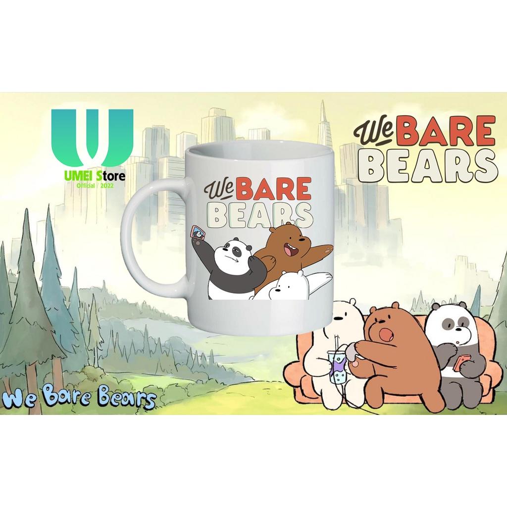 Cốc sứ We Bare Bears đáng yêu, cốc sứ in hình We Bare Bears dễ thương làm quà tặng đặc biệt