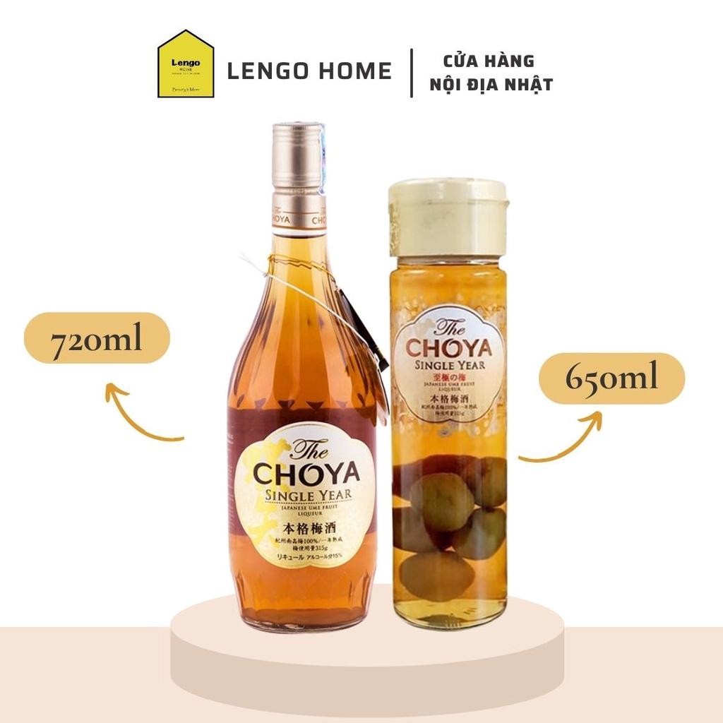 Combo Nước Mơ Choya The Single Year 720ml Nhật Bản