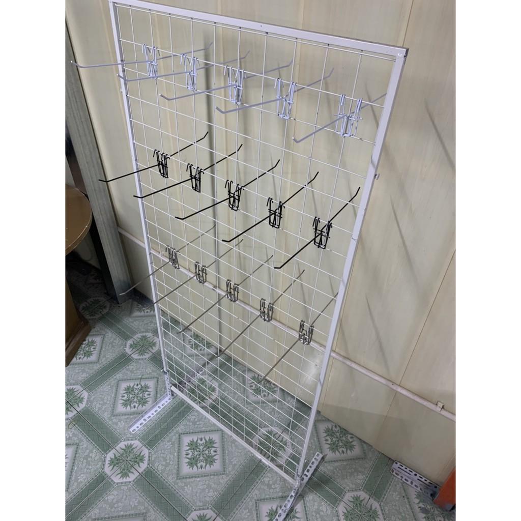 Móc cài lưới sắt, tay cài lưới dùng cho tấm lưới sắt treo đồ, phụ kiện điện thoại, decor trang trí