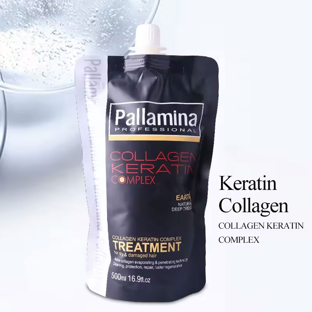 Kem hấp ủ tóc Pallamina X2 Collagen Keratin Complex Treatment siêu mượt 500ml