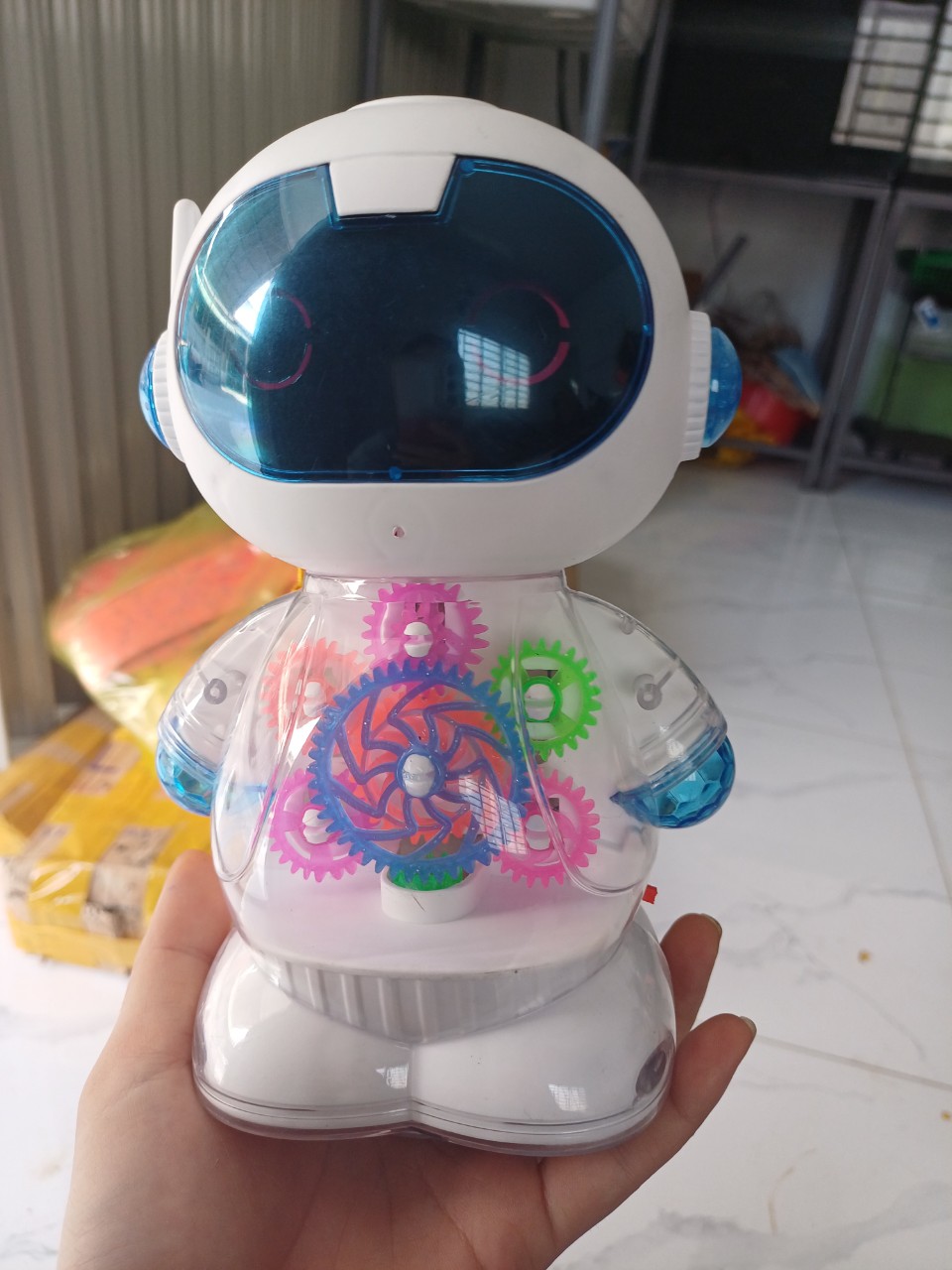 Lồng đèn trung thu điện tử robot trăng