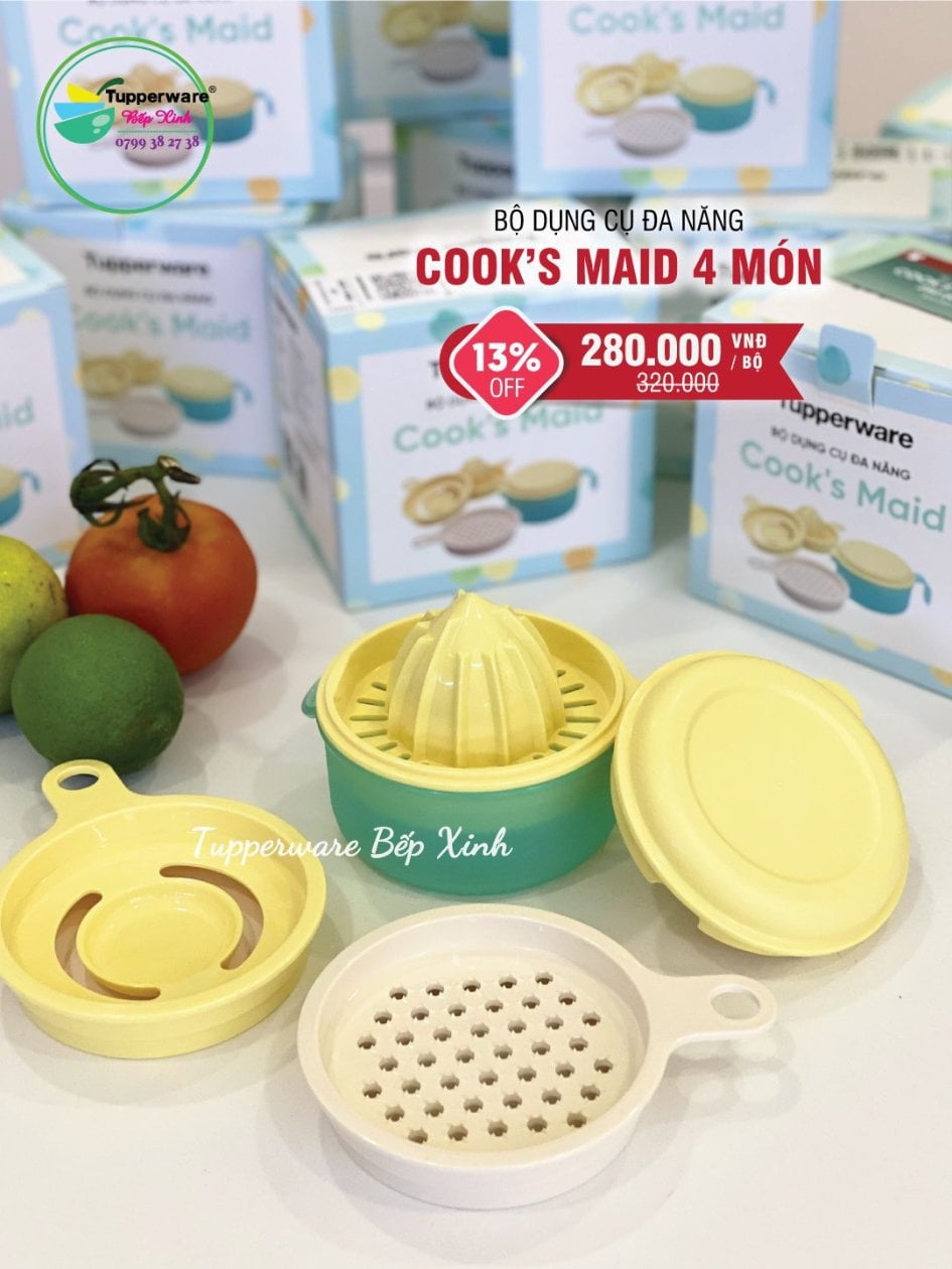 BỘ DỤNG CỤ ĐA NĂNG COOK’S MAID