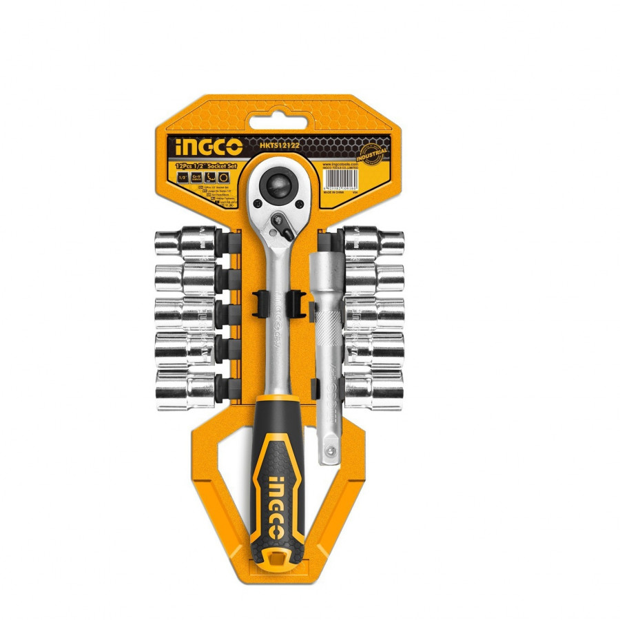 Bộ 12 cái đầu tuýp  Ingco HKTS12122