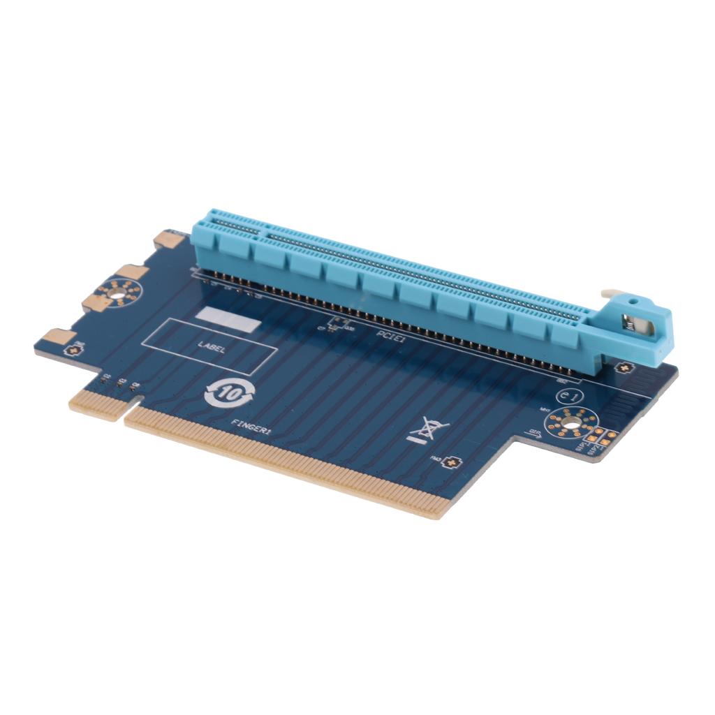 PCI Express Expansion PCI-E 16X 90 Degree Adapter Riser Card Converter