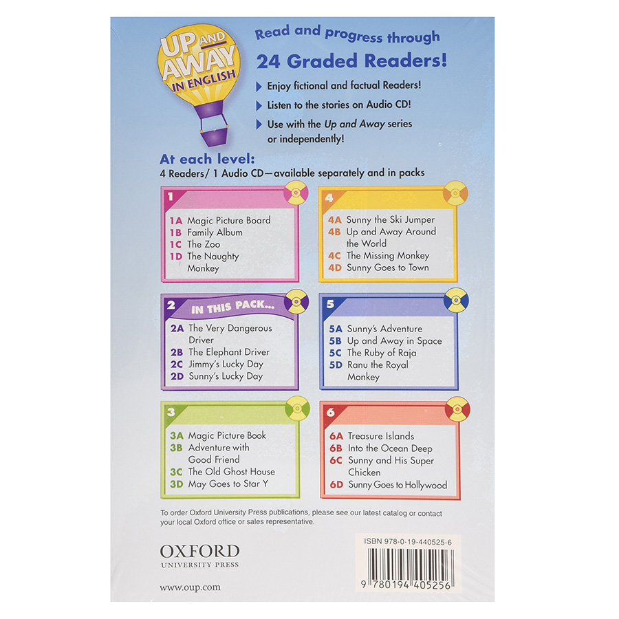 [Hàng thanh lý miễn đổi trả] Up and Away Reader Packs: Pack 2