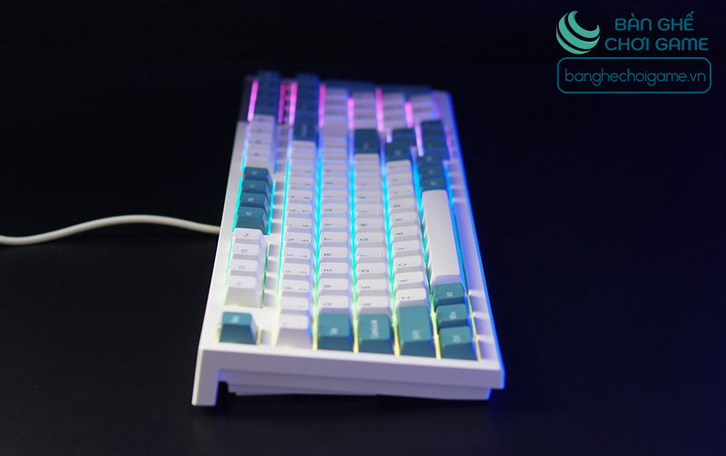 Bàn phím cơ FL-eSports FL980CP Aqua Green Kailh Box Switch - Hàng chính hãng