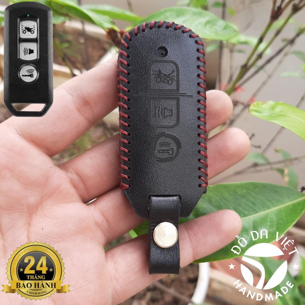 Bao Da Chìa Khóa SH, PCX, SH Mode, Cub 125, Adv 3 nút. Da Bò Nhập Khẩu