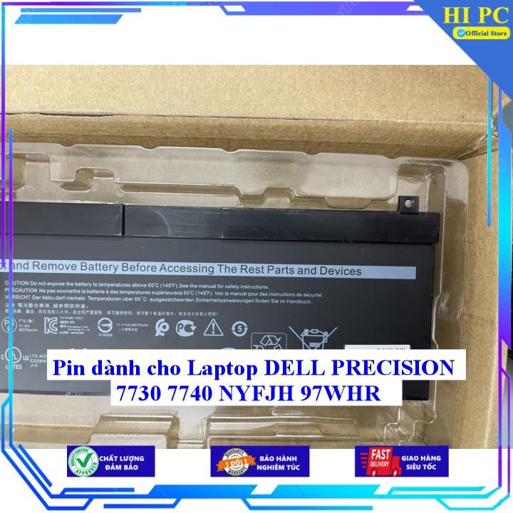 Pin dành cho Laptop DELL PRECISION 7730 7740 NYFJH 97WHR - Hàng Nhập Khẩu