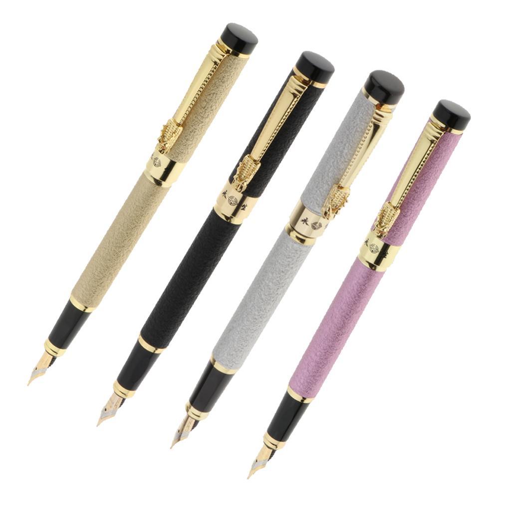 Elegant Fountain Pen Fine 0.5mm Business Writing Supplies black