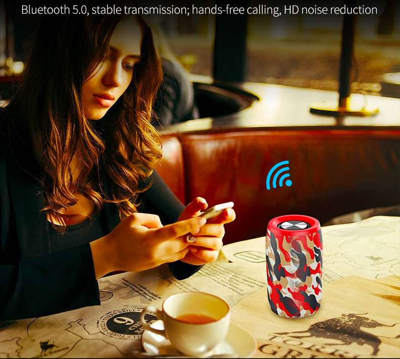 Loa Bluetooth Zealot S32 mini với âm lượng lớn trong một thiết kế nhỏ gọn nhẹ nhàng, dễ dàng di chuyển, Bluetooth 5.0- Hàng chính hãng