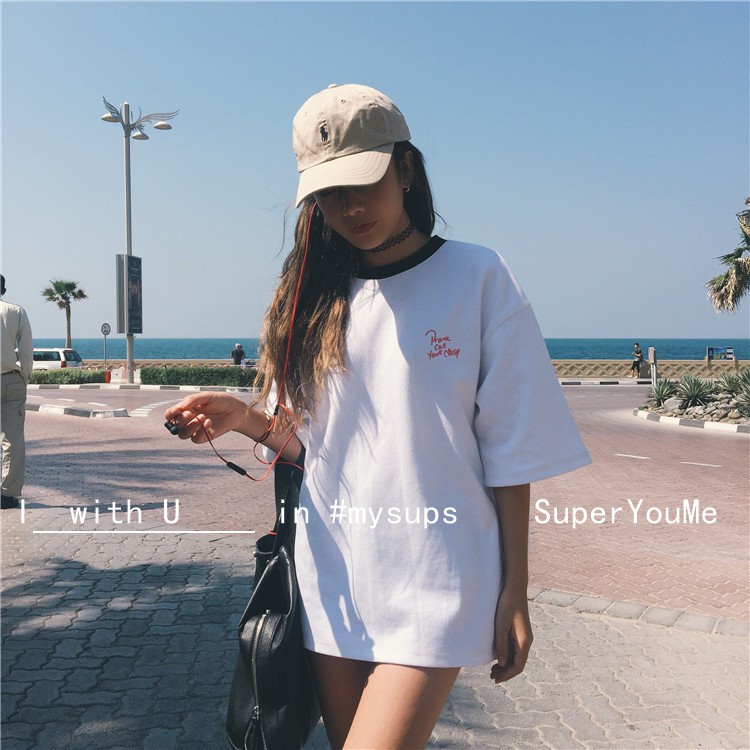 Áo thun form rộng phong cách hiphop so swag