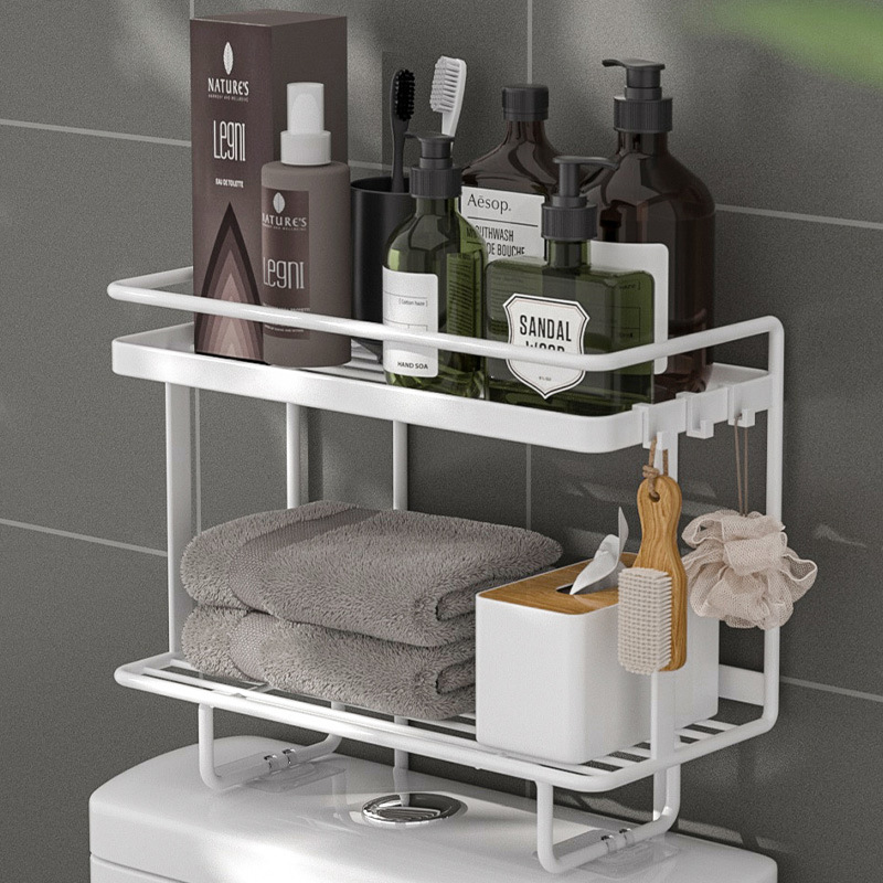 Kệ Nhà Tắm White Kimono Đặt Toilet