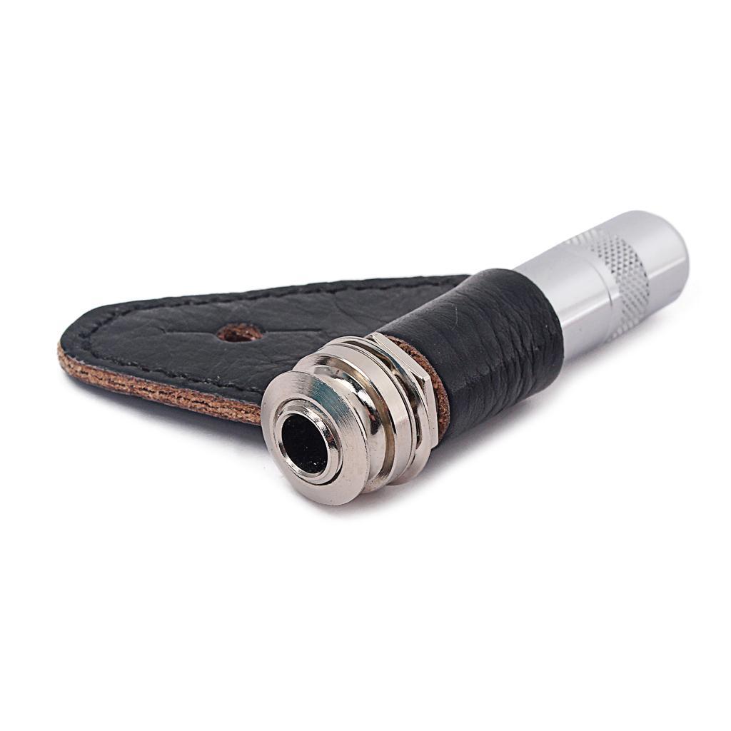 /4" Stereo Jack for Acoustic/Bass Guitar Chrome with
