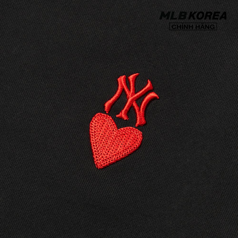 MLB - Áo sweatshirt phom suông Heart 3AMTH0314-50BKS