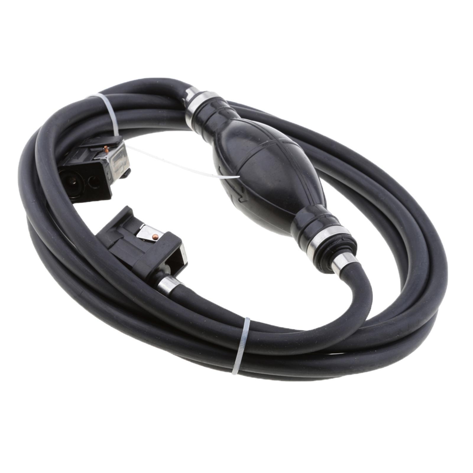 Fuel Line Bulb Assembly Kit with End Plug for Outboard Marine