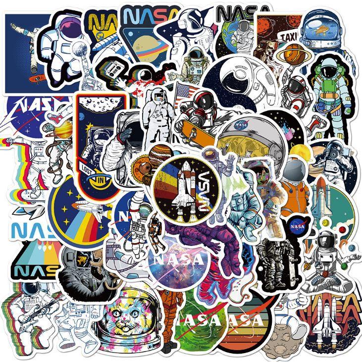 Sticker dán cao cấp NASA Cực COOL ms#137