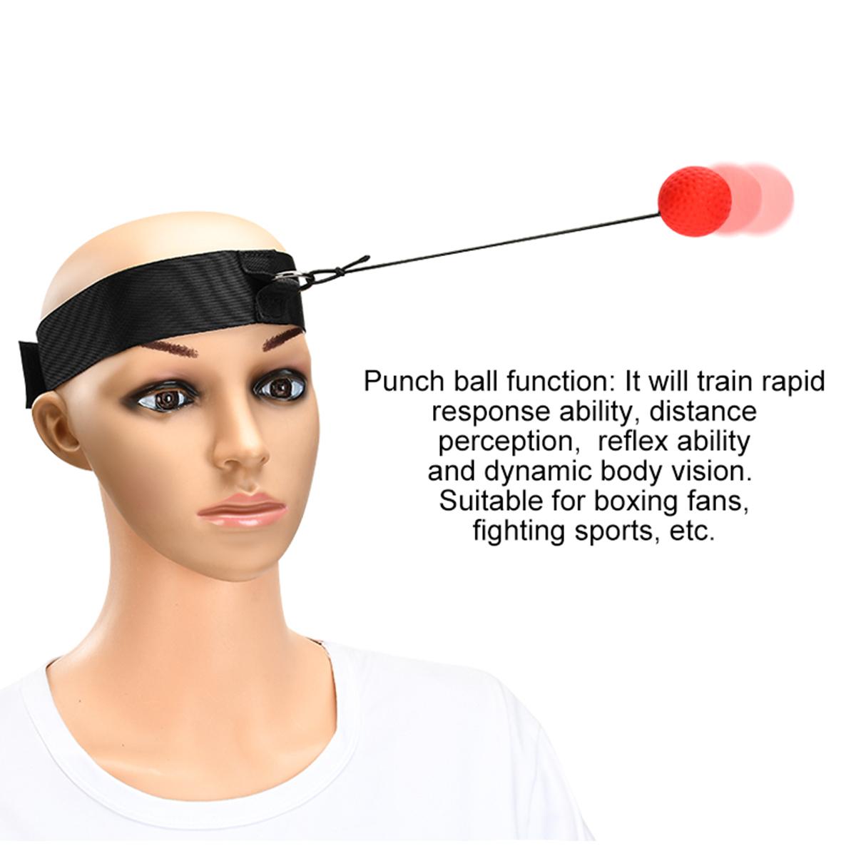 Băng Đeo Đầu Gắn Quả Bóng Phản Xạ Khi Tập Boxing