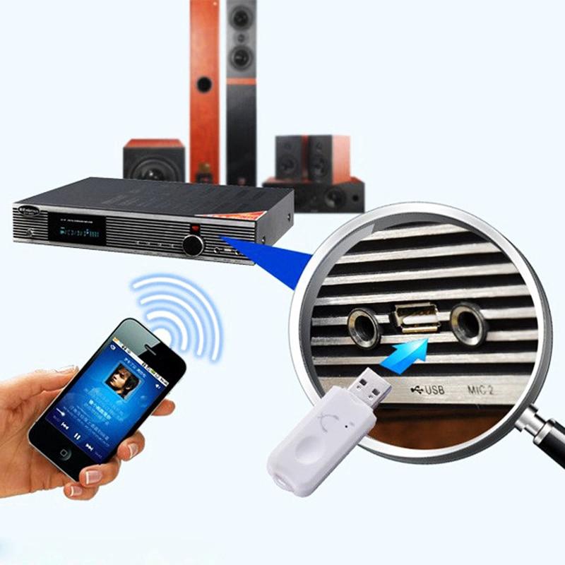 USB Wireless Dongle Âm thanh nổi Âm nhạc Bộ tiếp nhận Bluetooth