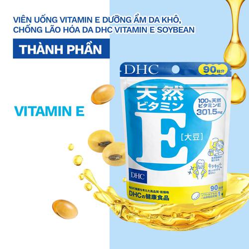 Vitamin E DHC Nhật làm chậm quá trình lão hoá, trẻ hóa da, tăng ẩm da, cải thiện sức khỏe khớp và giảm cảm lạnh - Massel Official