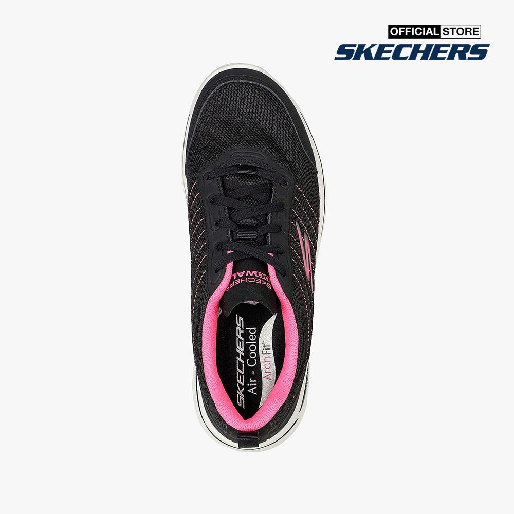 SKECHERS - Giày sneaker nữ thắt dây GOwalk Arch Fit True Vision 124484