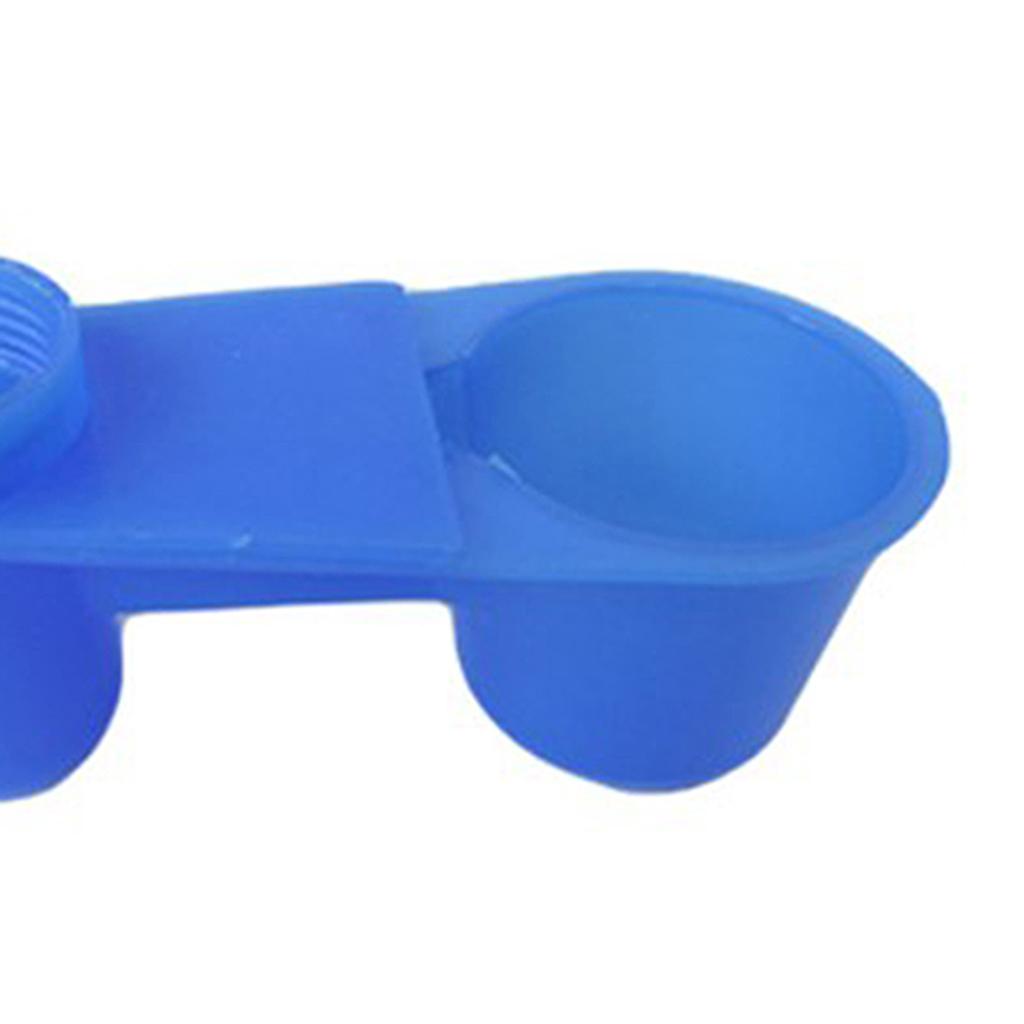 10 x Durable Plastic Water Drinker Cup Birds Feeder Drinking Bowl for Pigeon