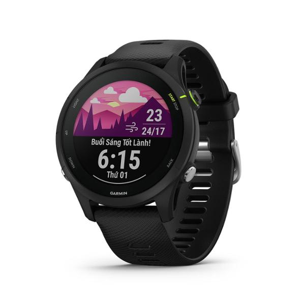 Vòng đeo tay theo dõi sức khỏe/theo dõi vận động Garmin Forerunner 255 Music (Mới, hàng chính hãng