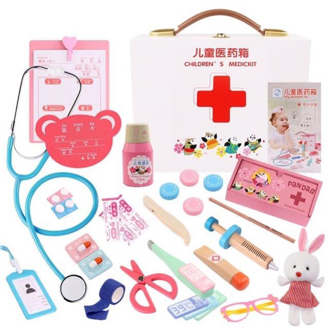 Bộ đồ chơi bác sĩ bằng gỗ