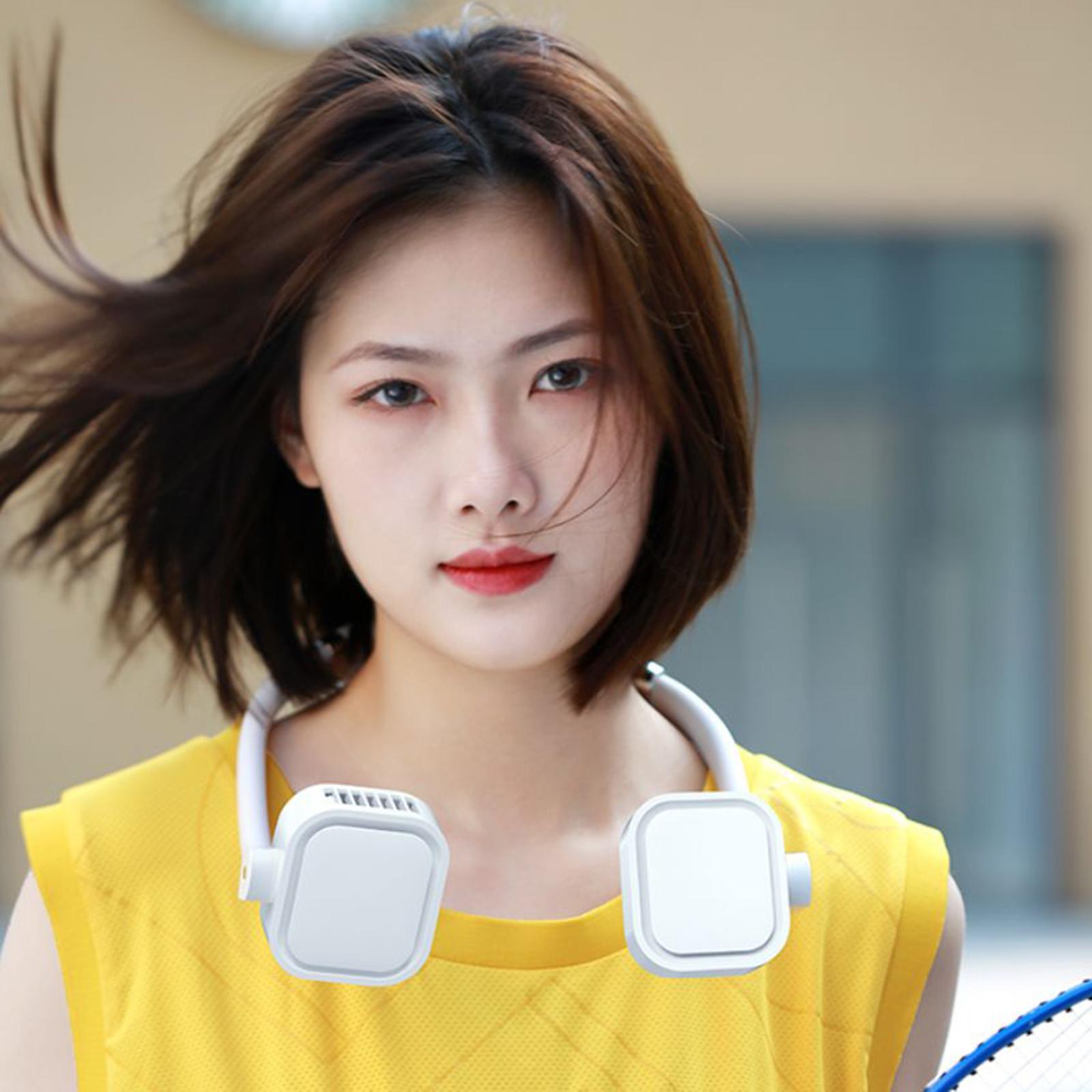 Lazy Hanging Neck Fan Rotatable Sports Usb Silent for Outdoor