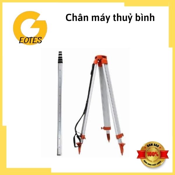 chân máy thủy bình hai khóa