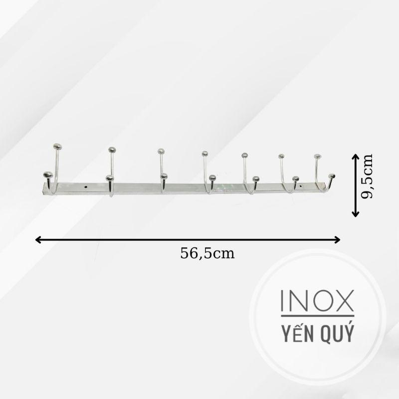 Móc treo quần áo gắn tường inox cao cấp - Móc treo đồ inox gắn tường - Móc hộp 5 hộp và 7 hộp