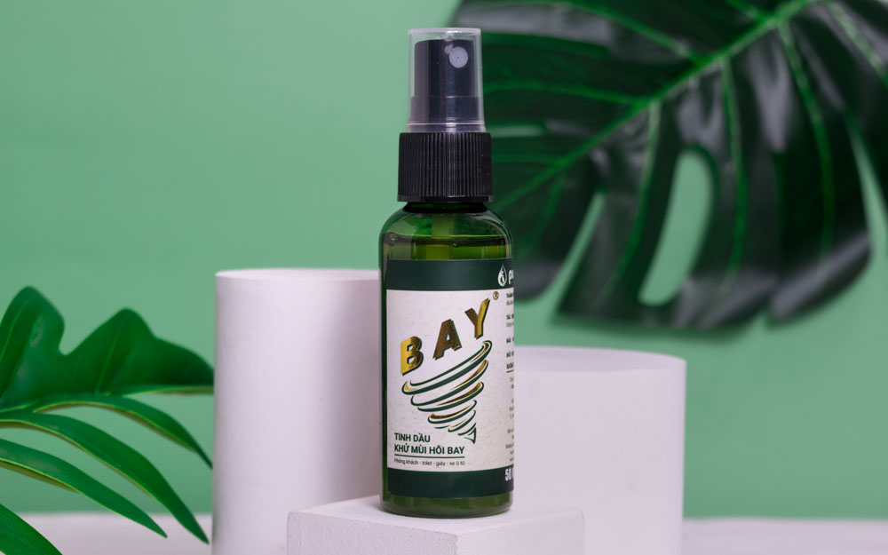 Tinh Dầu Khử Mùi Hôi BAY 50ML - KHỬ MÙI HIỆU QUẢ TỚI 99% -  Thơm mát, Dễ chịu chai - Tinh dầu thiên nhiên - An toàn cho sức khỏe gia đình