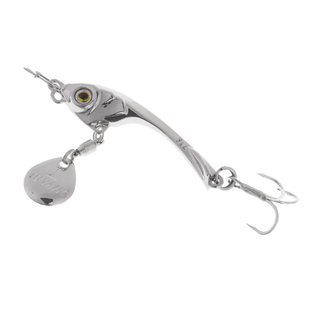 Durable Fake Fishing Lures Metal Spoon Baits Lures Set With Fishing Hook