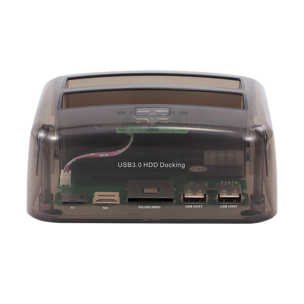 Đế cắm ổ cứng Cổng USB 3.0 đến 2.5 / 3.5 inch IDE & SATA Tốc độ nhanh Dual Bay HDD SSD
