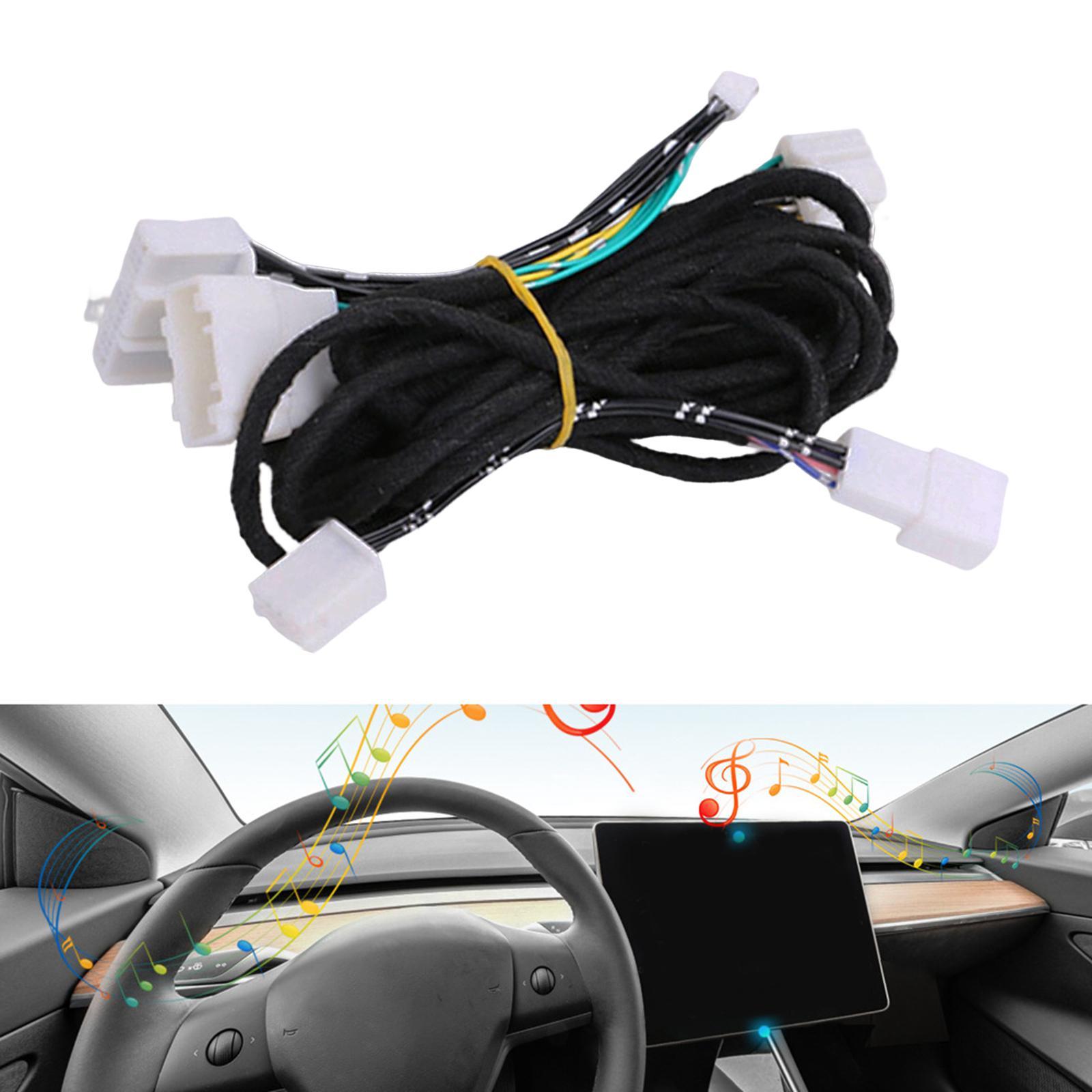 Car Audio Inactive Activation Speaker Wire Harness Fits for